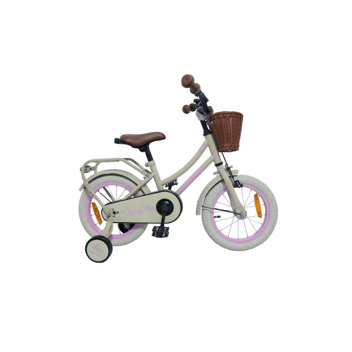 CHANTY Lovely 14" Beige Pigecykel | 3-5 År |