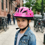 Chanty Lasten kypärä – Pinkki Perhonen